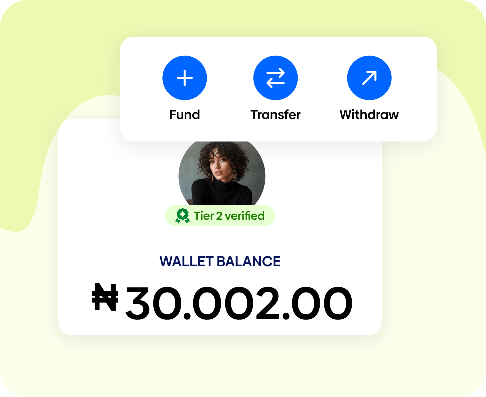 Wallet interface preview