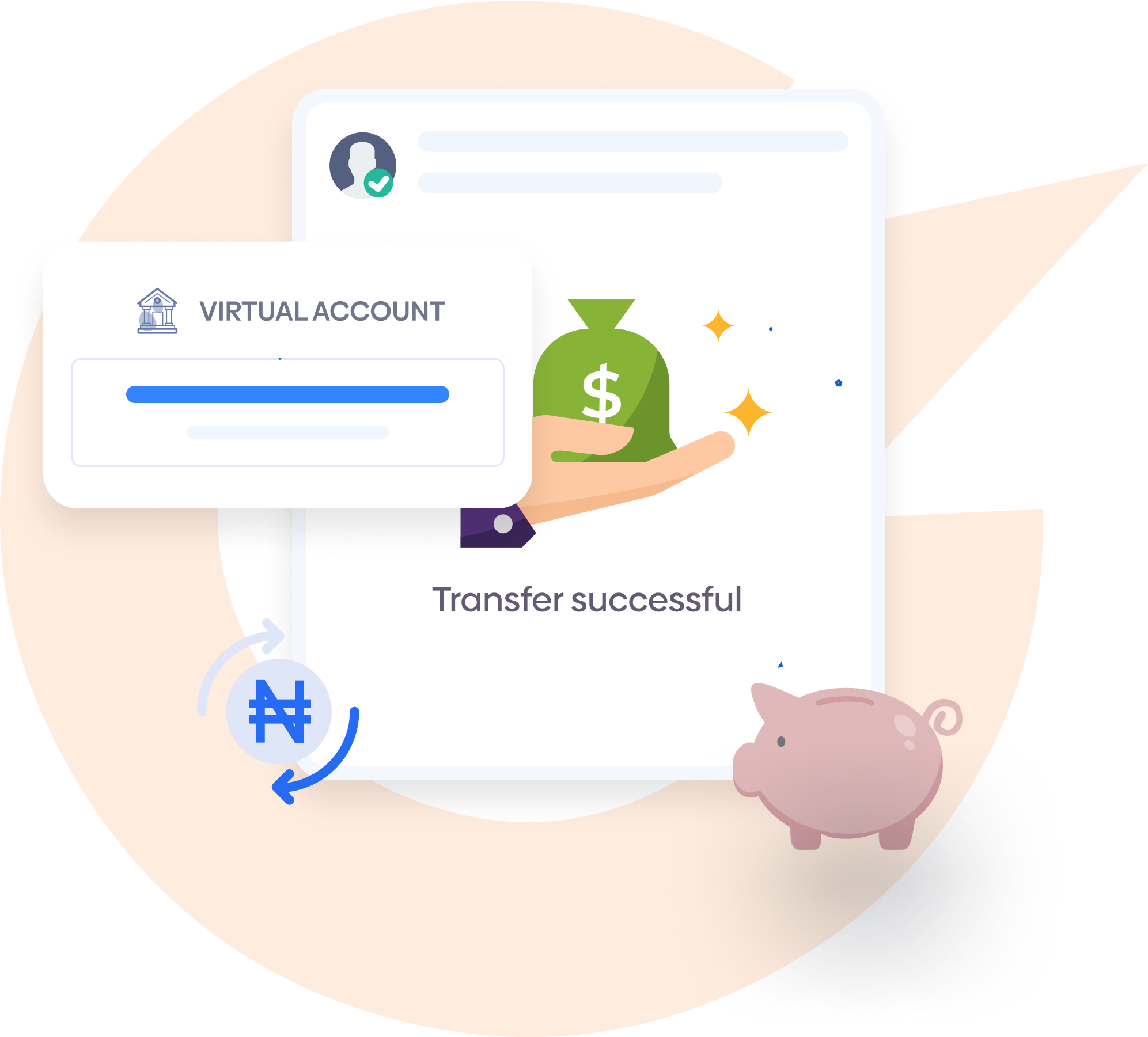 In-app transfers